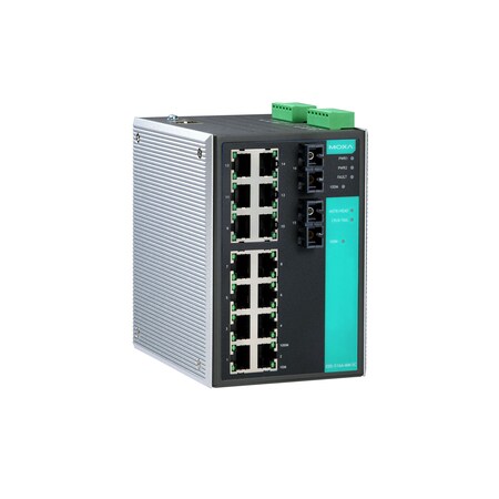Moxa Mgd Eth. Swtch W/ 14 10/100Baset(X)Ports, M1Eds516Ammsc EDS-516A-MM-SC
